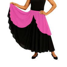 Belly Dance 2 Layer Fancy Skirt For Women C1