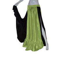 Satin Full Circle with side slit Skirt  S52  - Regular Size 2