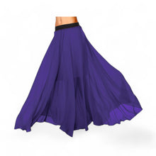 Chiffon Half Circle Belly Dance Skirt | Sleek A-Line Flow Practice Wear C13
