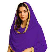 Sheer Chiffon Belly Dance Veil | Flowing Dance Dupatta Prop & Costume Accent C21