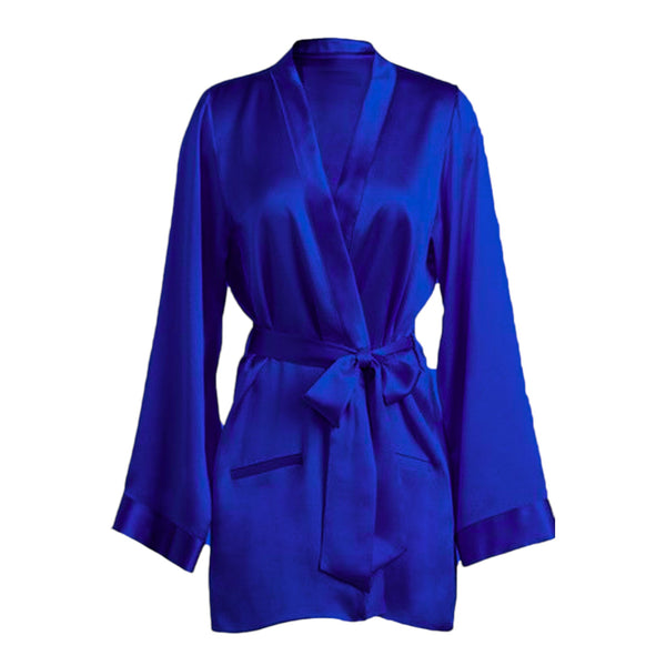 Satin Night Wear Bathrobe For Women S104-Regular Size 1