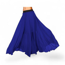 Chiffon Half Circle Belly Dance Skirt | Sleek A-Line Flow Practice Wear C13