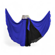 Multi-Color Chiffon Full Circle Skirt | Dynamic Sheer Flow Belly Dance Costume C23