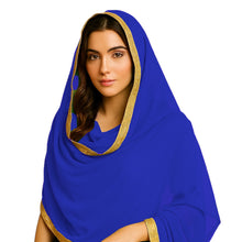 Sheer Chiffon Belly Dance Veil | Flowing Dance Dupatta Prop & Costume Accent C21