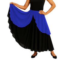Belly Dance 2 Layer Fancy Skirt For Women C1