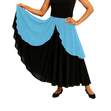 Belly Dance 2 Layer Fancy Skirt For Women C1
