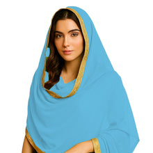 Sheer Chiffon Belly Dance Veil | Flowing Dance Dupatta Prop & Costume Accent C21