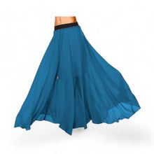 Chiffon Half Circle Belly Dance Skirt | Sleek A-Line Flow Practice Wear C13