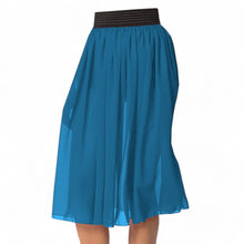 Girls' Sheer Chiffon Beach Skirt | Lightweight Swimsuit Cover-Up C15