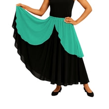 Belly Dance 2 Layer Fancy Skirt For Women C1