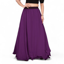 Chiffon Full Circle Belly Dance Skirt | Elegant 360° Flow & Sheer Movement C12