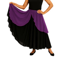 Belly Dance 2 Layer Fancy Skirt For Women C1