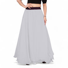 Chiffon Full Circle Belly Dance Skirt | Elegant 360° Flow & Sheer Movement C12
