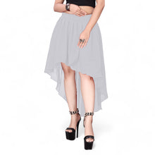 Chiffon Asymmetrical High-Low Skirt | Modern Dance, Lyrical, Belly Dance Fusion C9