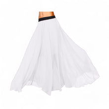 Chiffon Half Circle Belly Dance Skirt | Sleek A-Line Flow Practice Wear C13