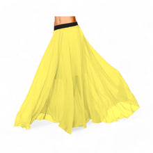 Chiffon Half Circle Belly Dance Skirt | Sleek A-Line Flow Practice Wear C13