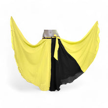 Multi-Color Chiffon Full Circle Skirt | Dynamic Sheer Flow Belly Dance Costume C23