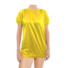 Round Neck Satin Loose T shirt S106 - Regular Size 3