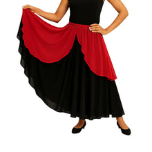 Belly Dance 2 Layer Fancy Skirt For Women C1