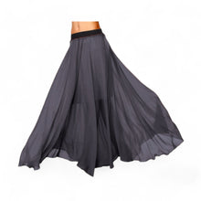 Chiffon Half Circle Belly Dance Skirt | Sleek A-Line Flow Practice Wear C13