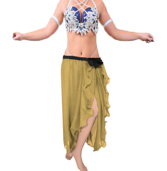 Chiffon New Design Belly dance Skirt C16- Regular Size 1