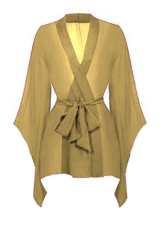 Chiffon Night wear Bathrobe C46 - Regular Size 1