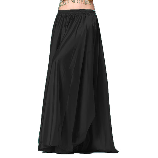 Satin Belly Dance Full Circle Skirt S69 - Regular Size 1