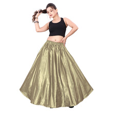 Satin Belly Dance Half Circle Skirt S9-Regular Size 1