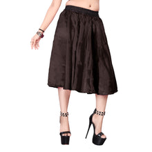 Satin Midi Skirt Party wear Skirt S24-Regular Size 1