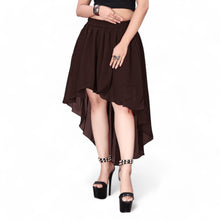 Chiffon Asymmetrical High-Low Skirt | Modern Dance, Lyrical, Belly Dance Fusion C9