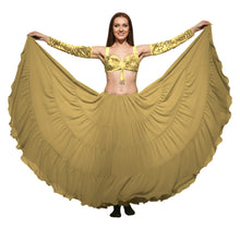 25 Yard 4-Tier Chiffon Belly Dance Skirt | Extreme Volume Sheer Dancewear C7