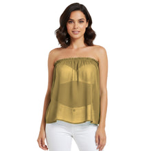 Chiffon Sheer Tube Top | Layering Bandeau S-5XL | 30 Colors C65