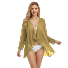Chiffon Swimwear Cover Up Jacket | Sheer Beach Shrug S-5XL C77