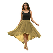 Chiffon High-Low Belly Dance Skirt | Designer Asym Flow S-5XL C66
