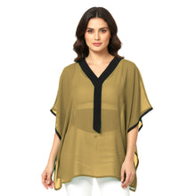 Chiffon Tulip Caftan Top | Flowy Casual Tunic S-5XL | 30 Colors C64