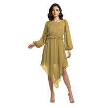 Chiffon Long Asymmetrical Dress | One Peace Party Gown S-5XL C55