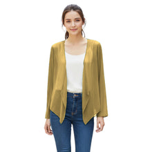 Chiffon Long Sleeve Shrug | Sheer Bolero Cover-Up S-5XL | 30 Colors C49