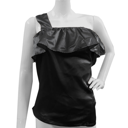 OFF Shoulder Partywear Satin Top S88 - Regular Size 1