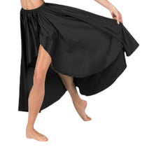 Satin High Low Asymmetrical Skirt  Ballet Dance Skirt S73-Regular Size 1