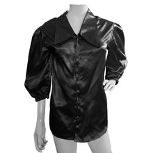 Button Down shirt Fancy Satin Shirt S90 - Regular Size 1