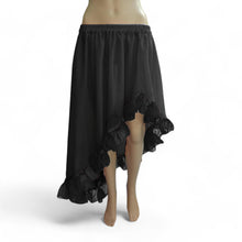 Chiffon sheer Assymetrical Skirt With Frill C22 - Regular Size 1