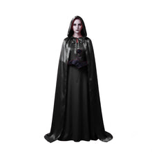 Satin Halloween Hooded Robe Cape – Costume, Cosplay & Party Wear S151