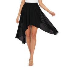 Flowy Chiffon Asymmetrical High-Low Maxi Skirt C38