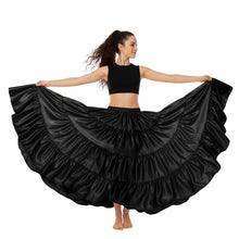 Ultimate Satin 25 Yard 4 Tier Skirt | Belly Dance Skirt S-5XL S20