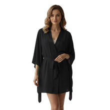 Chiffon Sheer Nightwear Bathrobe | Lingerie Robe S-5XL | 30 Colors C46