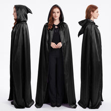 Satin Halloween Hooded Robe Cape – Costume, Cosplay & Party Wear S151