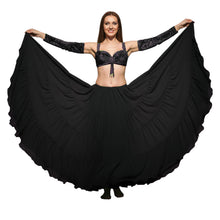25 Yard 4-Tier Chiffon Belly Dance Skirt | Extreme Volume Sheer Dancewear C7