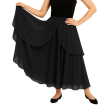 Chiffon 2 Layer Belly Dance Skirt | Flowy Fancy Costume S-5XL C75