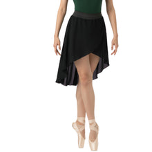Chiffon High-Low Ballet Skirt | Asymmetrical Dance Wrap Skirt for Women | 30 Colors, S-5XL C41