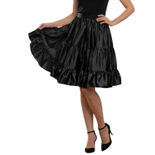 Light Gold Satin 3-Layer Skirt, elegant metallic tiered ruffle mini.
